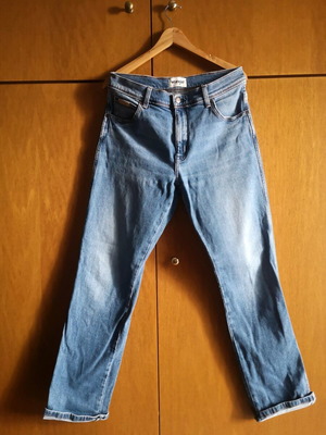 Wrangler Texas jeans ανδρικό αφόρετο μπλε