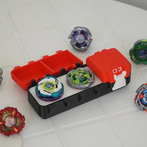 Beyblade X 3D Printed Tournament Deck Box Customizable