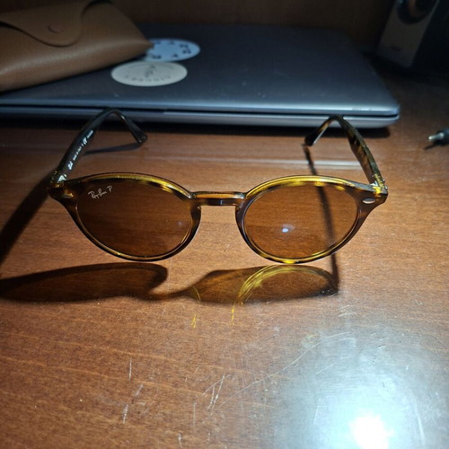 Ray Ban RB2180 710/83 tortoise sunglasses with polarised lenses