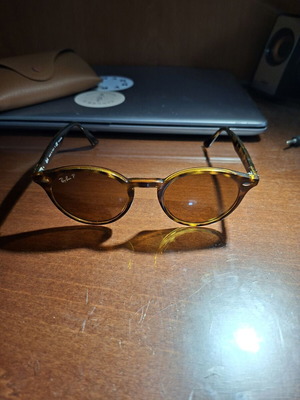 Ray Ban RB2180 710/83 tortoise sunglasses with polarised lenses