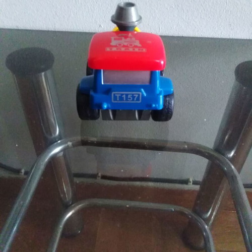 Toy train car like new with wheels for ages 1-3