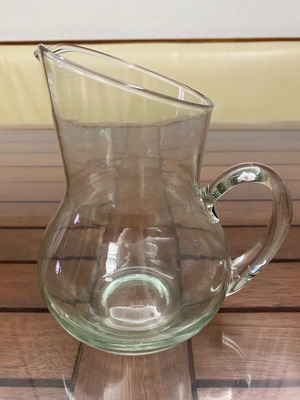 Glass wine pitcher new