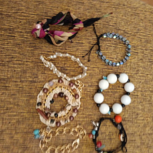 Bracelets new, set of 7 pieces