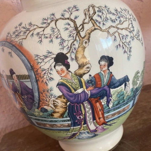 Vintage vase used, height 43cm, circumference 73cm