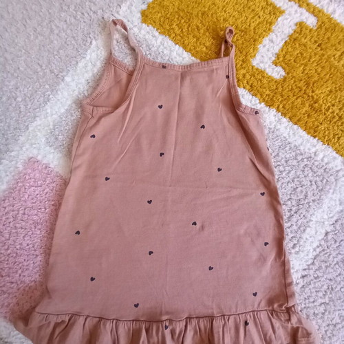 Children's dress set like new, H&M, beige and pink, 1.5-2 years