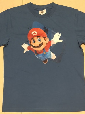 Μπλούζα t-shirt Super Mario Galaxy αφορετη, μπλε, μέγεθος L