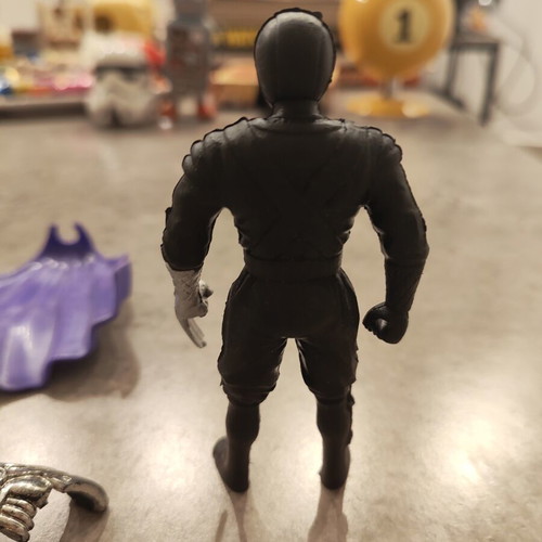 Ninja Warrior Black Ninja action figure used, Chap Mei 1995