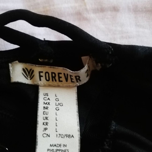 Forever 21 αθλητικό σουτιέν size L σαν καινούργιο, μαύρο