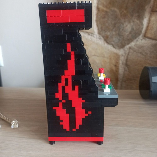 Street Fighter Cabin with Blocks New