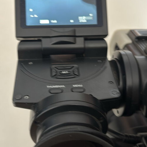 Sony HXR-MC2500 like new with large NP-F970 battery and external microphone