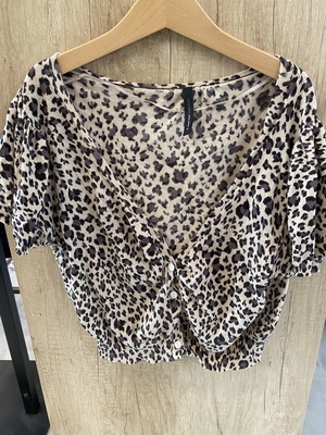 Bolero and top Nef-Nef leopard print size M used
