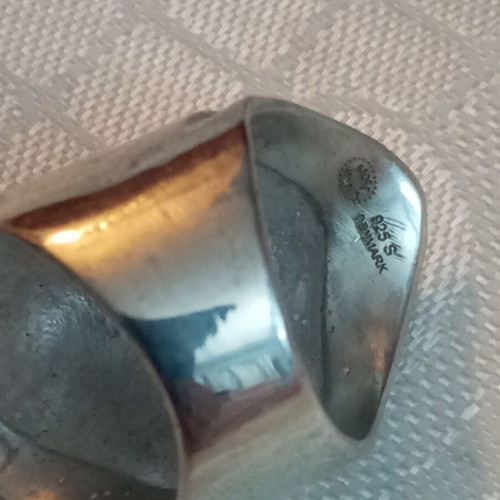 George Jensen 925 Silver Ring Denmark Germany No. 55