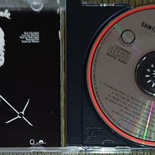 Whitesnake Saints & Sinners CD Japanese edition like new, rock