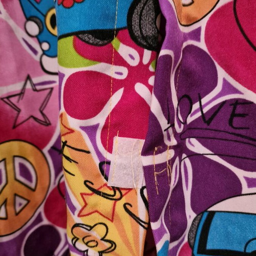 Unisex carnival shirt hippie like new, multicolor XXL