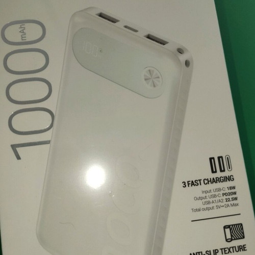 Powerbank 10000mAh fast charge, quick charging, very slim