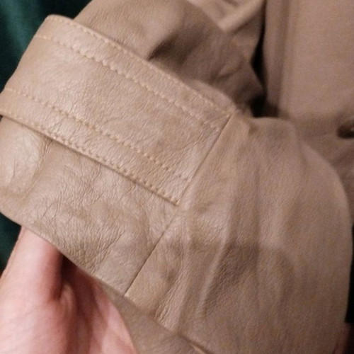 Men's Waterproof Coat Genuine Leather Size XL New
