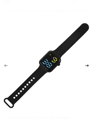 Watch new men's black