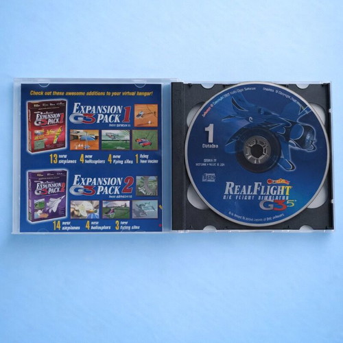 RealFlight G3.5 R/C Flight Simulator like new with InterLink Plus Futaba