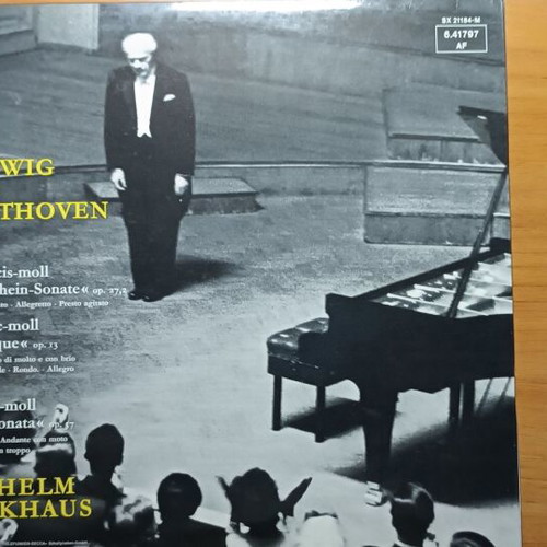 Beethoven vinyl record Wilhelm Backhaus like new, classical music