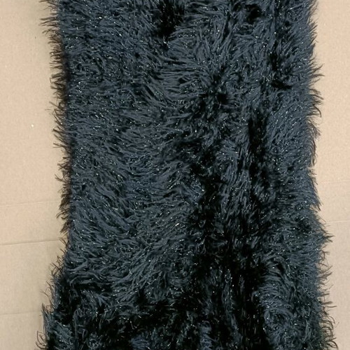 Eco fur neck warmer new with soft hair black