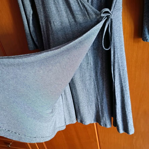 Attrattivo wrap dress like new, gray, size S