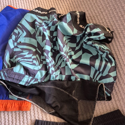 Adidas and McKenzie cotton summer shorts with 2 Berska swimsuits like new