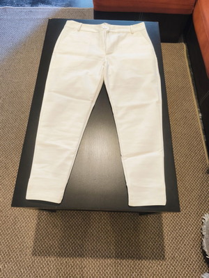 White summer pants new, size S, ankle length