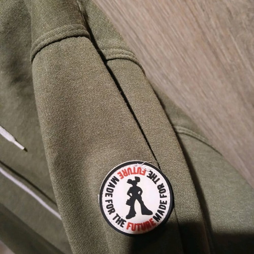Short women's khaki sweatshirt like new, XS
