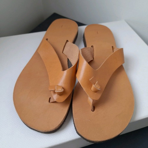 leather sandal