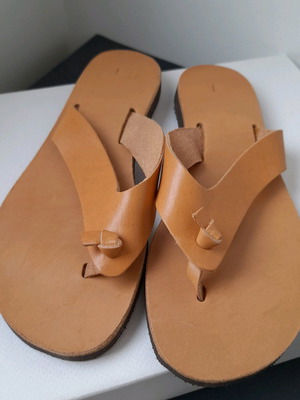 leather sandal