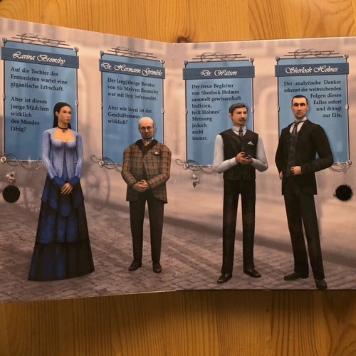 Sherlock Holmes Das Geheimnis des silbernen Ohrrings PC game like new Big Box