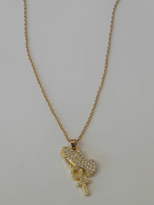 Chain and pendant decor gold color new