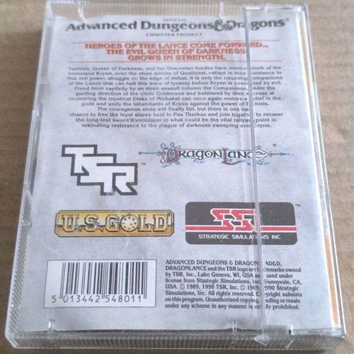 Dragons Of Flame (AD&D) Amstrad cassette like new