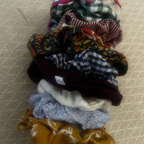Scrunchies like new, pack of 10 pieces