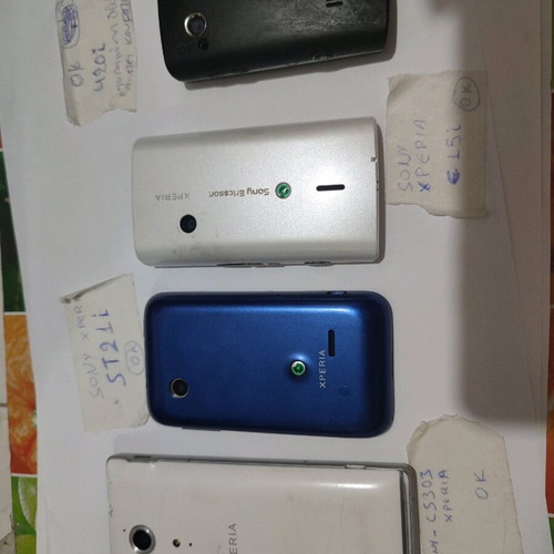 Sony and Sony Ericsson used mobile phones, pack of 4