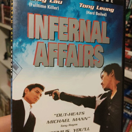 Infernal Affairs 1 and 2 DVD like new, action crime thriller