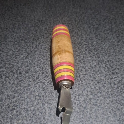 IDEAL PATENTA bar tool and opener with wooden turned handle