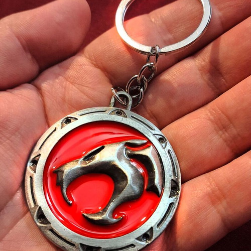 Thundercats Metal Embossed Keychain double-sided new