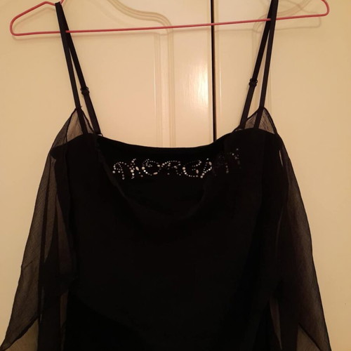 Morgan blouse with transparency, like new, size S, black