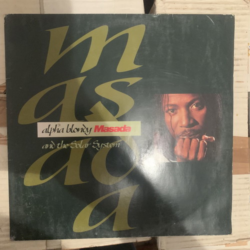 Alpha Blondy And The Solar System Masada LP used, reggae album 1992
