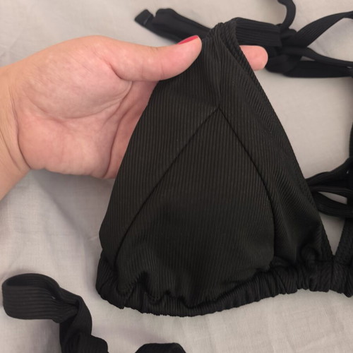 Shein women's black bikini XL