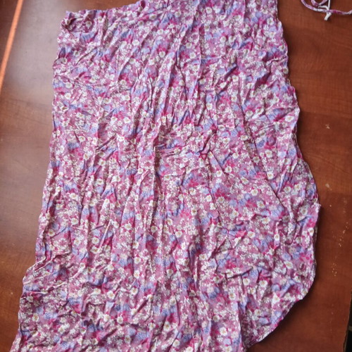 Pareo skirt used, pink, size M