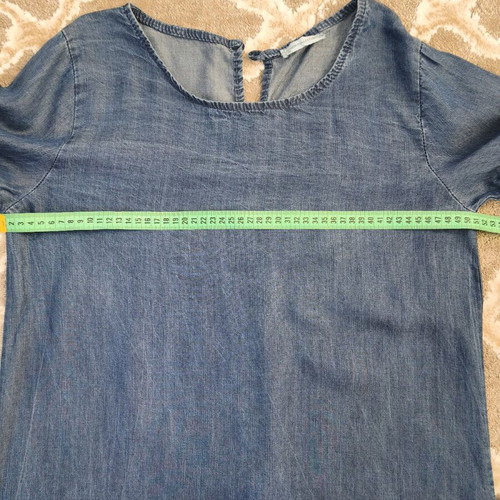 Denim dress Made in Italy 100% Tencel like new, one size