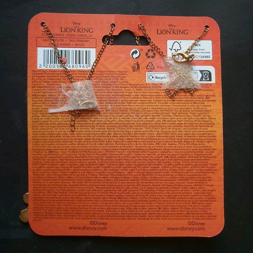 Disney The Lion King Best Friends necklace set new (2 pieces)