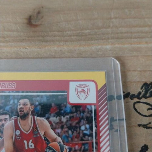 Kostas Papanikolaou Panini Euroleague card like new