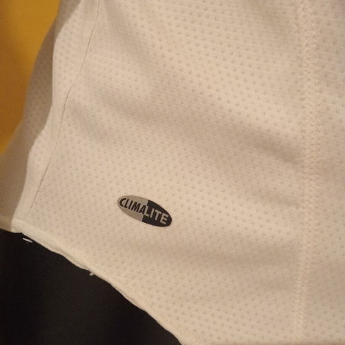 Adidas Clima Lite Athletic Tennis Jersey Shirt White Orange XL new