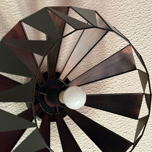Carlton 6 ceiling light like new, retro design