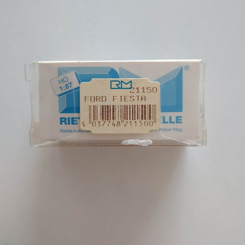 Ford Fiesta 2002 1:87 scale silver model by Rietze Automodelle