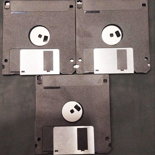 Microsoft Windows NT 4.0 Workstation setup disks used, pack of 3