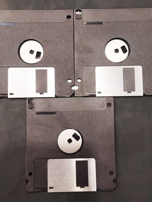 Microsoft Windows NT 4.0 Workstation setup disks used, pack of 3